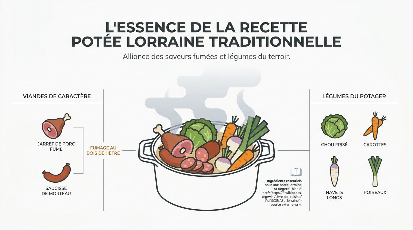 Recette potée lorraine : les secrets d&rsquo;un terroir généreux