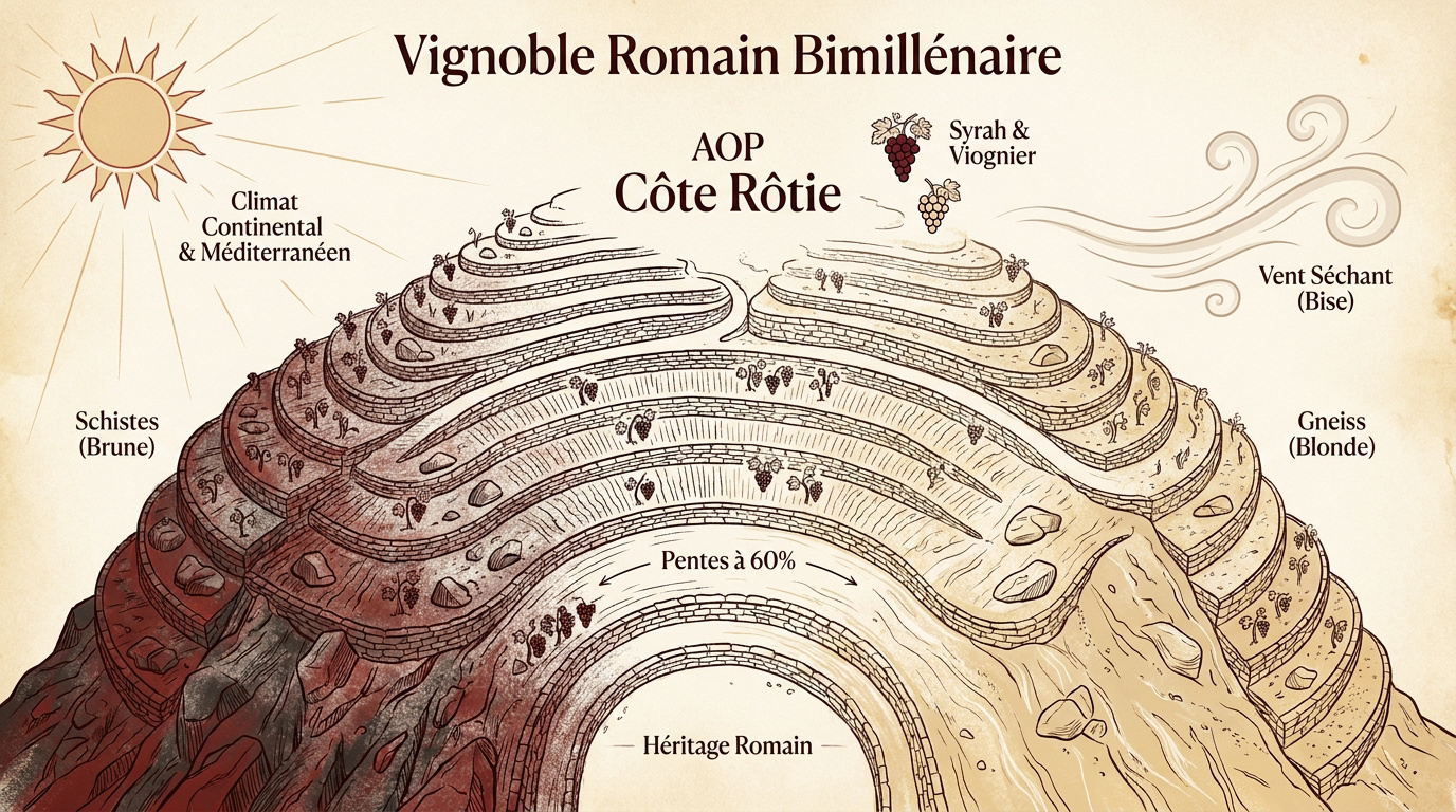 Côte-Rôtie : les secrets d'un grand vignoble en terrasses