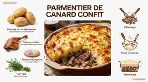 Réussir le parmentier de canard confit : secrets et astuces