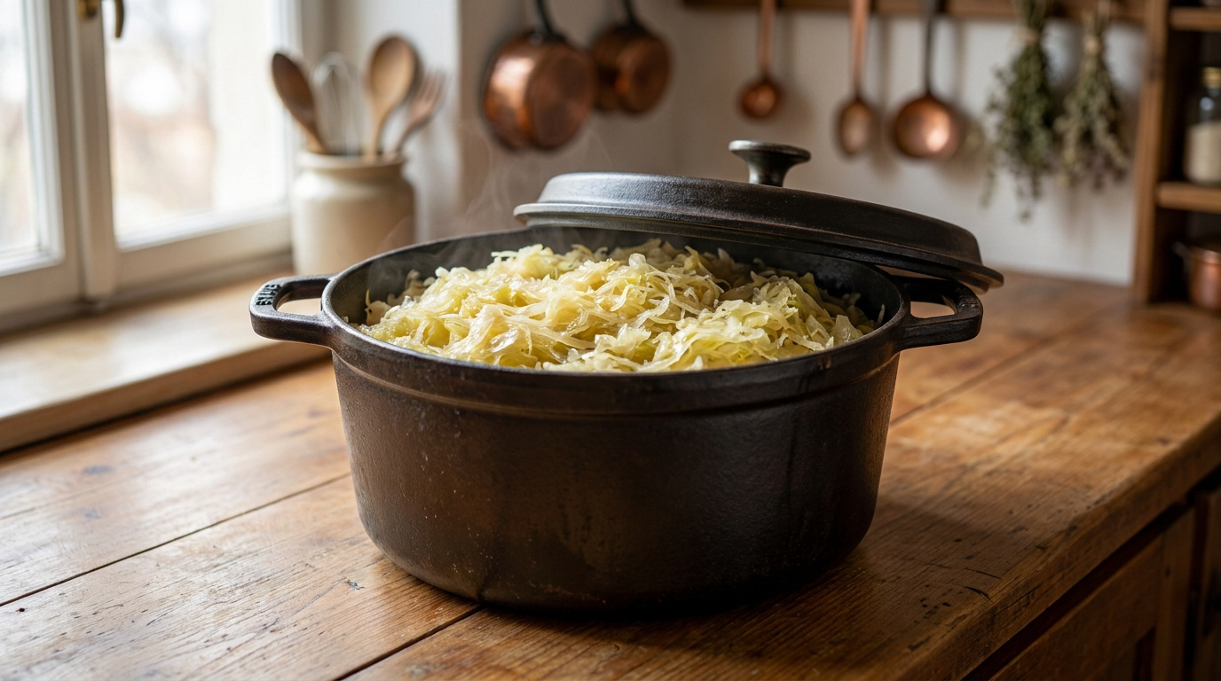 Réussir la cuisson de la choucroute crue : le guide expert