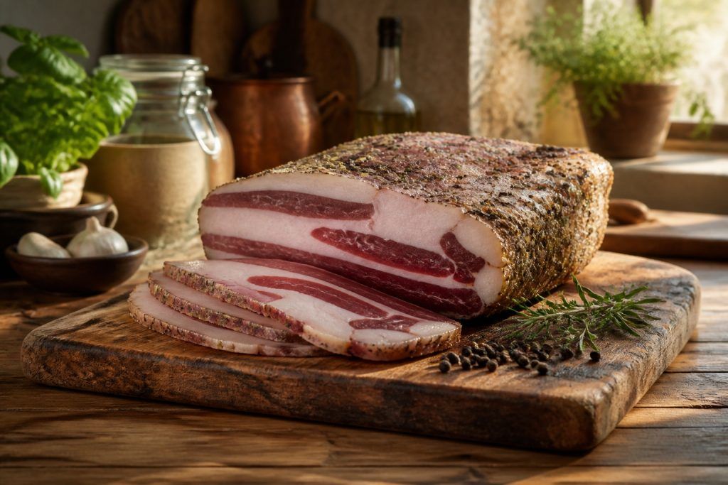 Le guanciale : l'âme des joues de porc italiennes