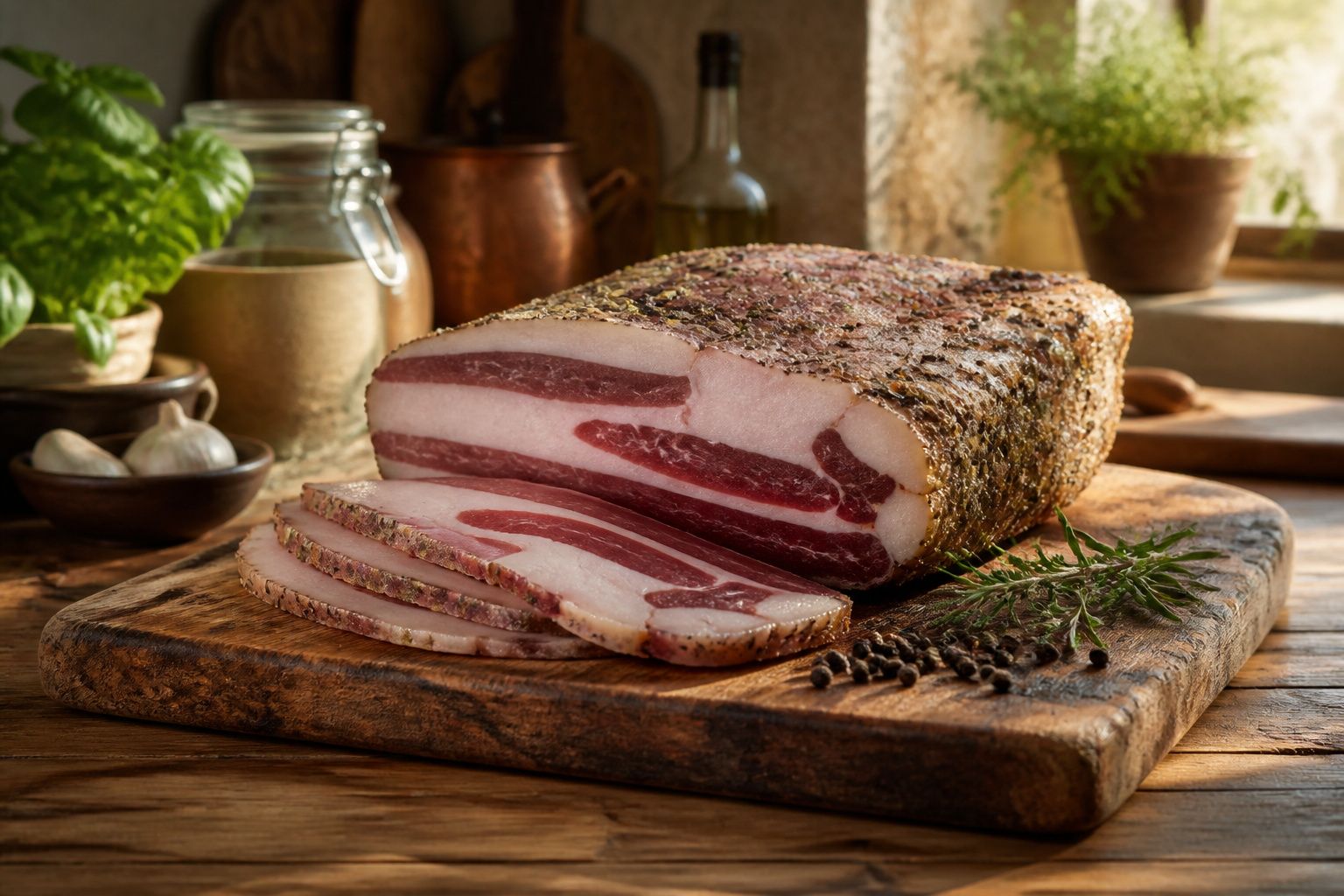 Le guanciale : l'âme des joues de porc italiennes