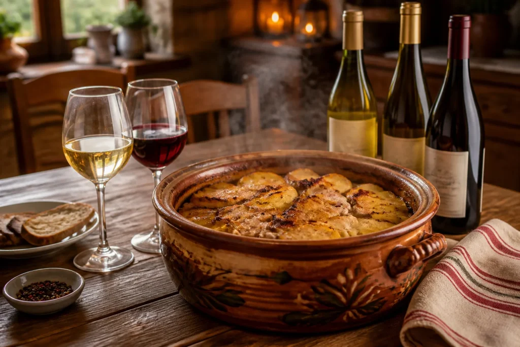Baeckeoffe alsacien et vins